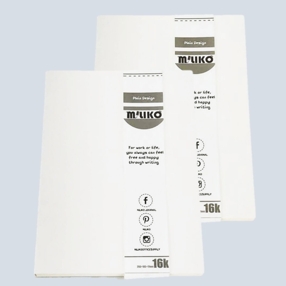 Board Kraft sleeve B5 Sketchbook 2 PACK (Plain)